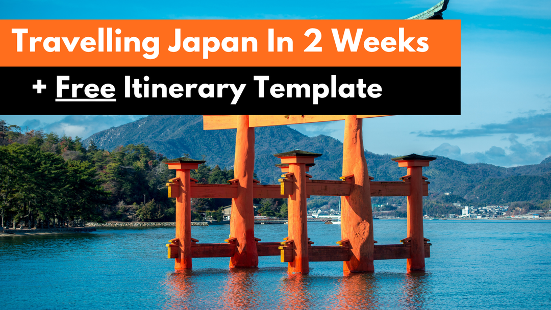 2 Week Japan Itinerary Banner - CabinZero