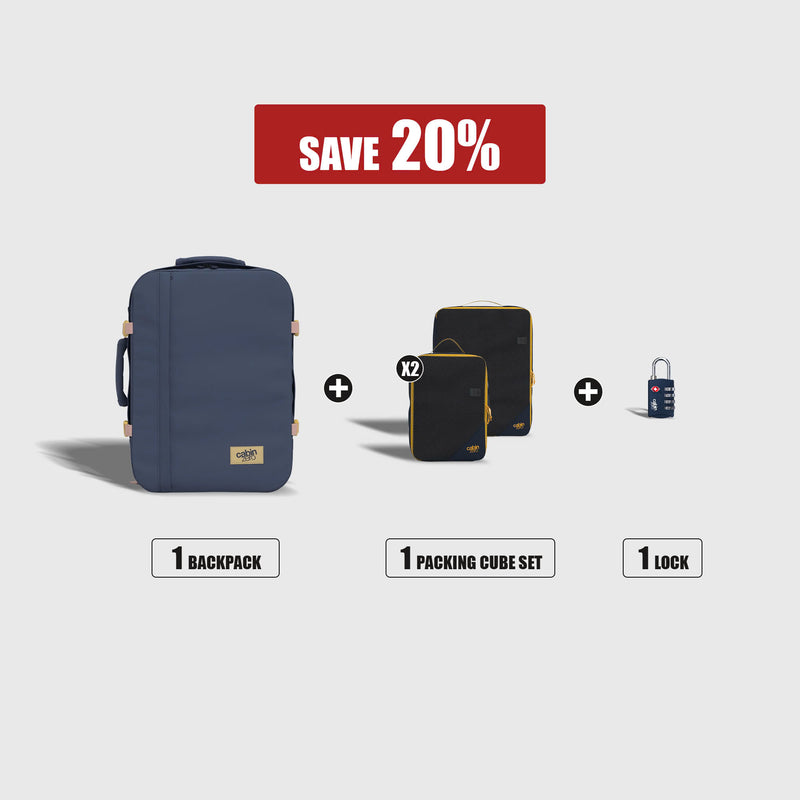 Backpack + Cubes + Lock
